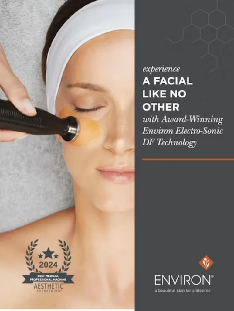 Environ DF Technology facial treatment at Unique Verve — Boston's best corrective skincare clinic in Back Bay